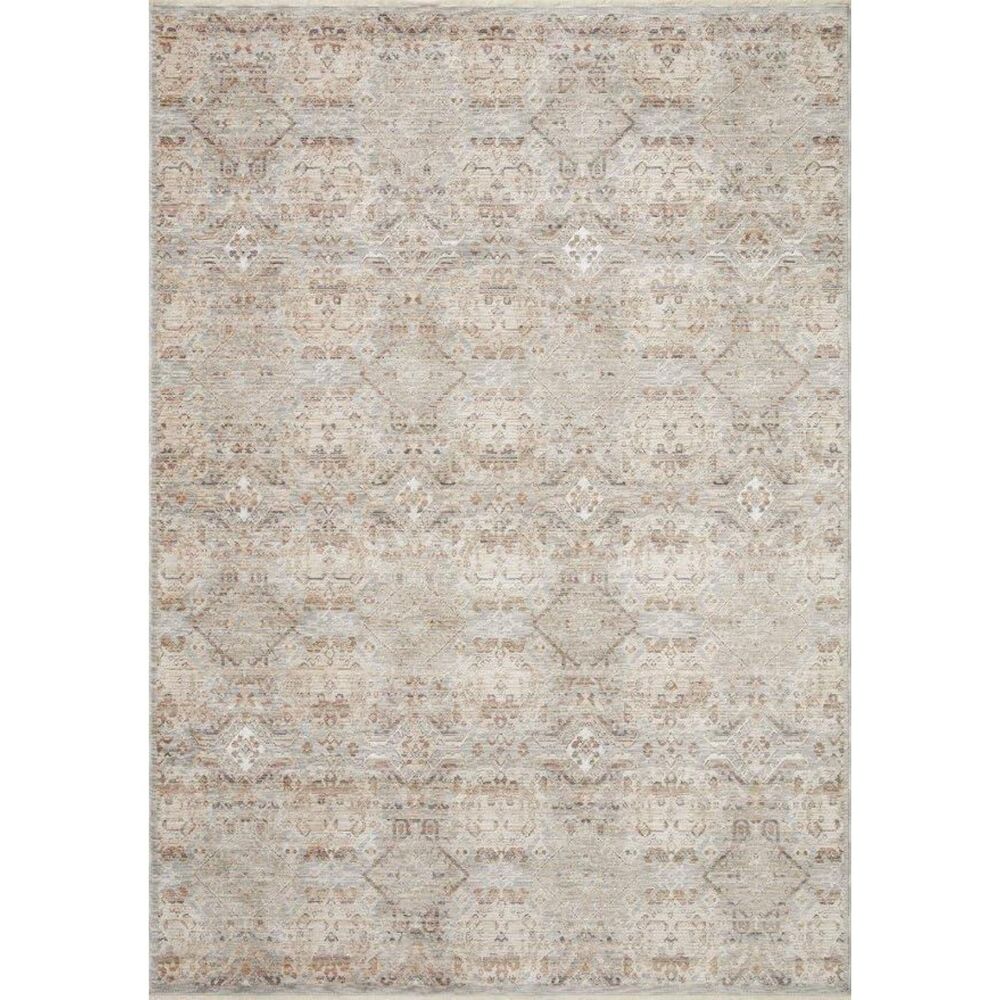 Brand New Loloi Amber Lewis Zuma Silver/Multi Accent Rug – 2'3" × 3'10"